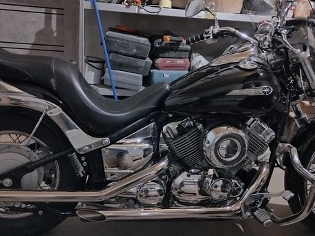 1999 Yamaha XVS400 Drag Star, чёрный, 450000 рублей, вид 4