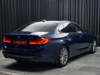 2018 BMW 5 серии 520i VII (G30/G31/G38), синий, 3690000 рублей, вид 4
