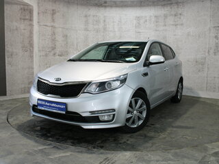 2016 Kia Rio III Рестайлинг, серый, 889000 рублей, вид 1