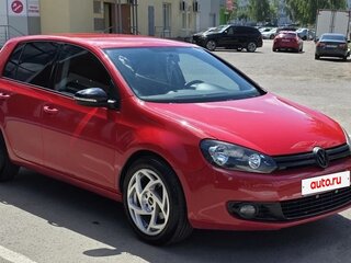 2011 Volkswagen Golf VI, красный, 750000 рублей, вид 3