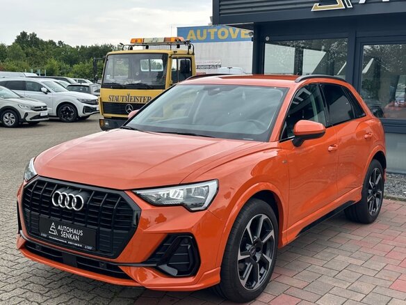2022 Audi Q3 35 TFSI II (F3), оранжевый, 2790000 рублей - вид 3