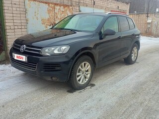 2012 Volkswagen Touareg II, чёрный, 1550000 рублей, вид 1
