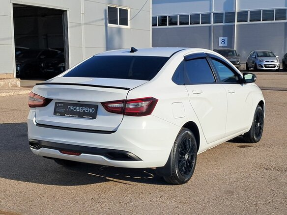 2023 Lada (ВАЗ) Vesta I Рестайлинг (NG), белый - вид 4