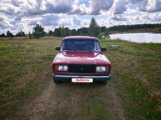 2007 Lada (ВАЗ) 2107, пурпурный, 140000 рублей, вид 1