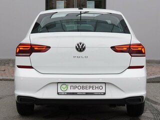 2020 Volkswagen Polo VI, белый, 1351000 рублей, вид 5