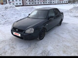 2008 Lada (ВАЗ) Priora I, чёрный, 170000 рублей, вид 1