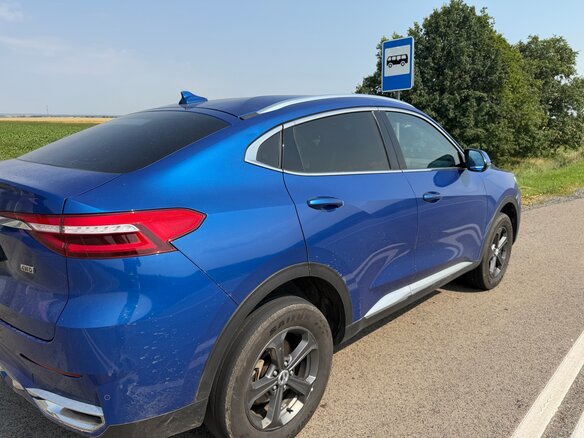2019 Haval F7x I, синий, 1400000 рублей - вид 1