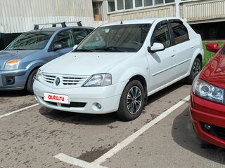 2009 Renault Logan I, белый, 570000 рублей, вид 1