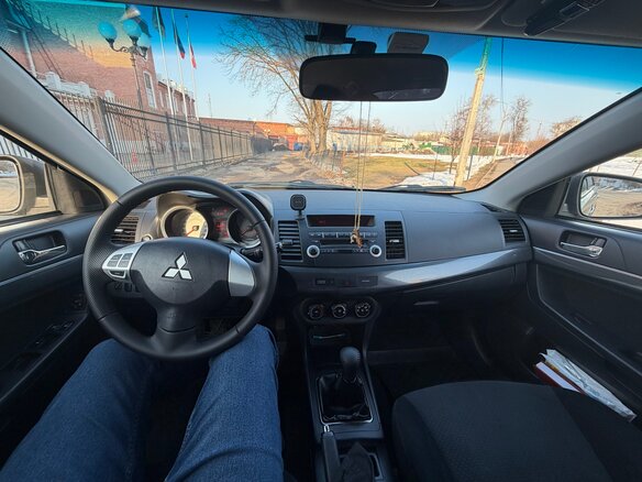 2008 Mitsubishi Lancer X, бежевый, 670000 рублей - вид 12