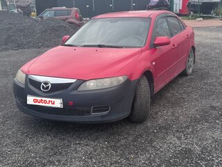 2007 Mazda 6 I (GG) Рестайлинг, красный, 430000 рублей, вид 1