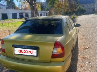 2003 Hyundai Accent ТагАЗ II, жёлтый, 145000 рублей, вид 3