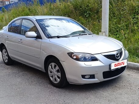 2008 Mazda 3 I (BK) Рестайлинг, серебристый, 550000 рублей, вид 4