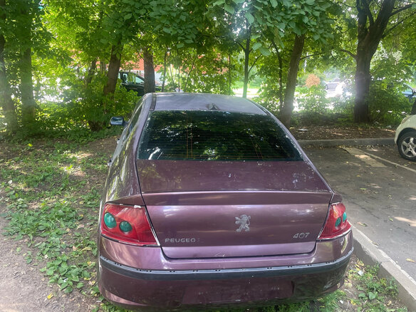2004 Peugeot 407, фиолетовый, 90000 рублей - вид 10