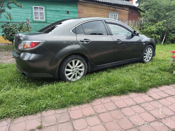 2010 Mazda 6 II (GH) Рестайлинг, серый, 630000 рублей - вид 3