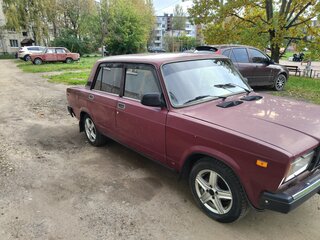 2003 Lada (ВАЗ) 2107, пурпурный, 140000 рублей, вид 2