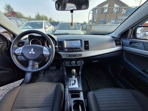2012 Mitsubishi Lancer X Рестайлинг, чёрный, 513000 рублей - вид 6