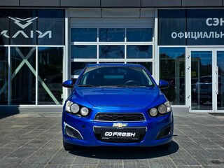 2012 Chevrolet Aveo II, синий, 410000 рублей, вид 3