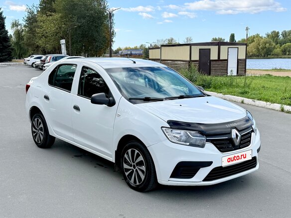 2019 Renault Logan II Рестайлинг, белый, 638000 рублей - вид 2