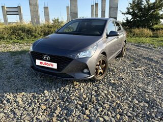 2021 Hyundai Solaris II Рестайлинг, серый, 1250000 рублей, вид 2