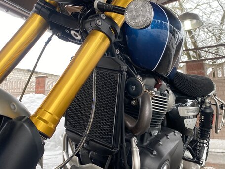 2021 Triumph Scrambler, синий, 1250000 рублей, вид 4