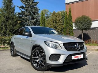 2016 Mercedes-Benz GLE Coupe 450 AMG I (C292), серебристый, 3690000 рублей, вид 2