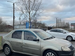 2013 Renault Logan I Рестайлинг, бежевый, 250000 рублей, вид 2