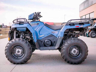 2026 Polaris Sportsman 450, голубой, 616600 рублей, вид 4