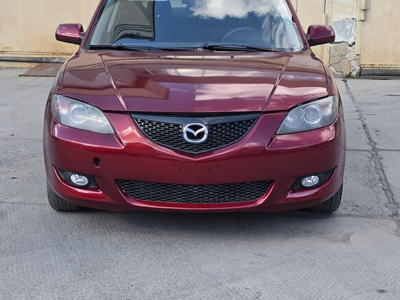 2005 Mazda 3 I (BK), красный - вид 1