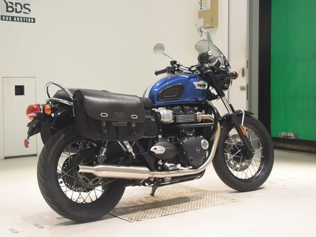 2023 Triumph Bonneville T100, синий, 800000 рублей, вид 4