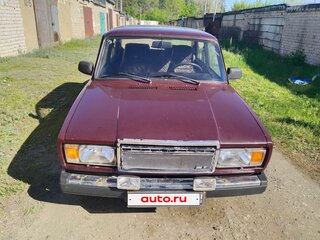 2006 Lada (ВАЗ) 2107, пурпурный, 130000 рублей, вид 1