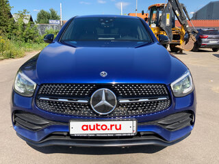 2019 Mercedes-Benz GLC Coupe 300 d I (C253) Рестайлинг, синий, 4200000 рублей, вид 3