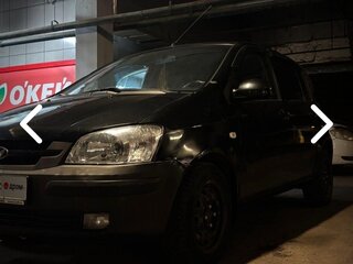 2004 Hyundai Getz I, чёрный, 430000 рублей, вид 2