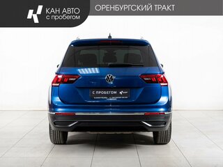 2021 Volkswagen Tiguan II Рестайлинг, синий, 3065000 рублей, вид 4