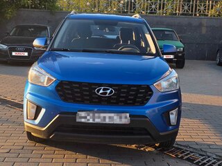 2021 Hyundai Creta I Рестайлинг, синий, 1700000 рублей, вид 2