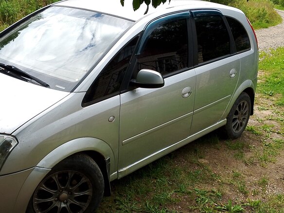 2003 Opel Meriva A, серебристый, 240000 рублей - вид 3