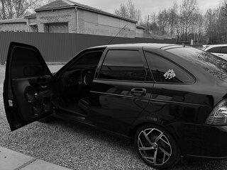 2014 Lada (ВАЗ) Priora I Рестайлинг, чёрный, 540000 рублей, вид 2