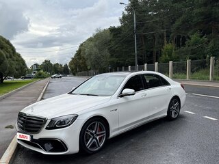 2014 Mercedes-Benz S-Класс AMG 63 AMG Long III (W222, C217), белый, 3100000 рублей, вид 1