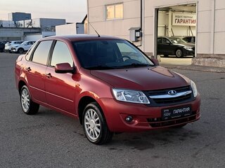 2013 Lada (ВАЗ) Granta I, красный, 595000 рублей, вид 3