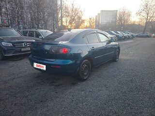 2007 Mazda 3 I (BK) Рестайлинг, синий, 420000 рублей, вид 3