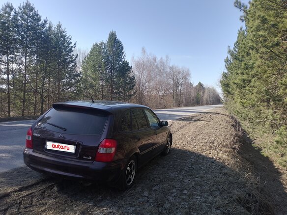 1999 Mazda 323 VI (BJ), пурпурный, 150000 рублей - вид 3