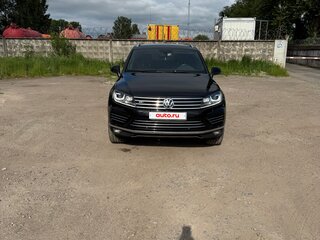 2016 Volkswagen Touareg II Рестайлинг, синий, 3200000 рублей, вид 1