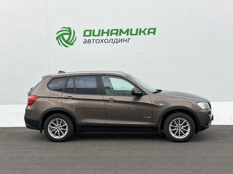 2012 BMW X3 20i xDrive II (F25), коричневый, 1295000 рублей, вид 4