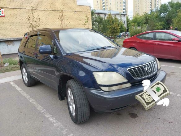 2002 Lexus RX 300 I, синий, 720000 рублей - вид 1