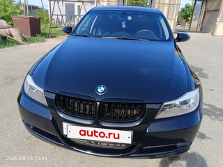 2007 BMW 3 серии 318i V (E90/E91/E92/E93), чёрный, 1300000 рублей, вид 4