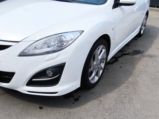 2010 Mazda 6 II (GH) Рестайлинг, белый, 1100000 рублей, вид 5