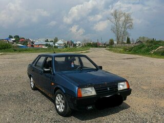 1996 Lada (ВАЗ) 21099, синий, 75000 рублей, вид 2