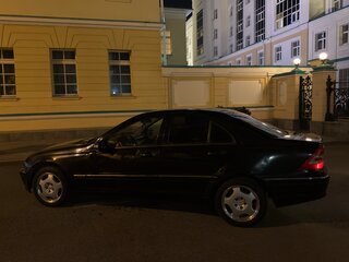 2001 Mercedes-Benz C-Класс 200 II (W203), чёрный, 400000 рублей, вид 4