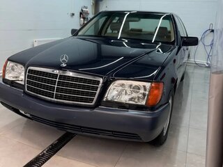 1992 Mercedes-Benz S-Класс 500 Long III (W140), синий, 11000000 рублей, вид 1
