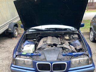 1998 BMW 3 серии Compact 323i III (E36), синий, 765000 рублей, вид 2