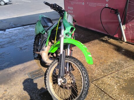 2001 Kawasaki KDX 125, зелёный, 110000 рублей, вид 5